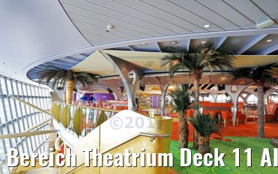 Bereich Theatrium Deck 11 AIDAdiva