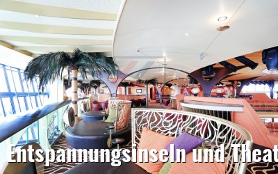 Entspannungsinseln und Theatrium AIDAmar