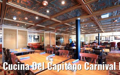 Cucina Del Capitano Carnival Horizon