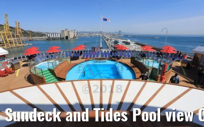 Sundeck and Tides Pool view Carnival Horizon