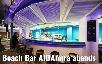 Beach Bar AIDAmira abends