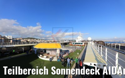 Teilbereich Sonnendeck AIDAmira
