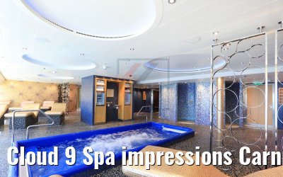 Cloud 9 Spa impressions Carnival Horizon