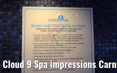 Cloud 9 Spa impressions Carnival Horizon