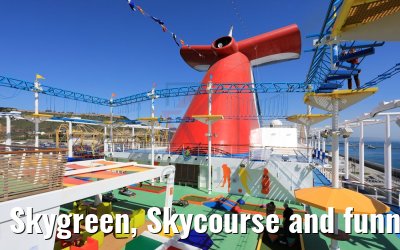 Skygreen, Skycourse and funnel Carnival Horizon