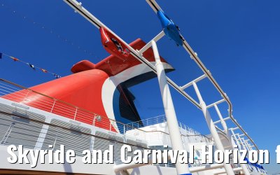Skyride and Carnival Horizon funnel