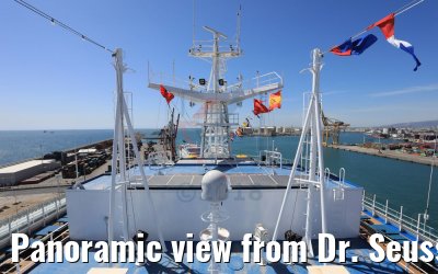 Panoramic view from Dr. Seuss Waterworks Carnival Horizon