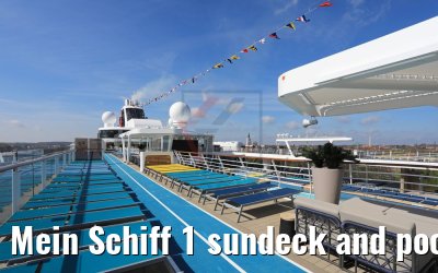 Mein Schiff 1 sundeck and pools