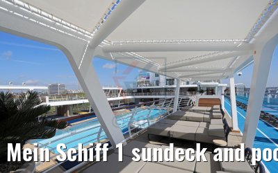 Mein Schiff 1 sundeck and pools