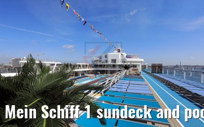 Mein Schiff 1 sundeck and pools