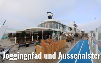Joggingpfad und Aussenalster Bar neue Mein Schiff 2