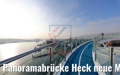 Panoramabrücke Heck neue Mein Schiff 2