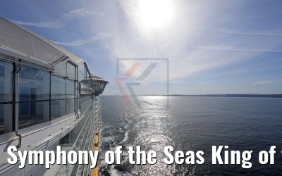 Symphony of the Seas King of the World view