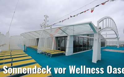 Sonnendeck vor Wellness Oase AIDAmar