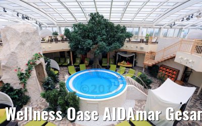 Wellness Oase AIDAmar Gesamtansicht