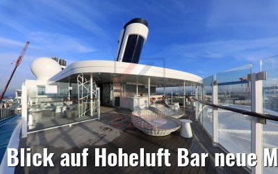 Blick auf Hoheluft Bar neue Mein Schiff 2