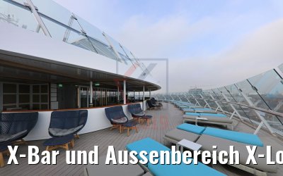 X-Bar und Aussenbereich X-Lounge neue Mein Schiff 2