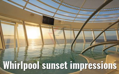 Whirlpool sunset impressions Symphony of the Seas