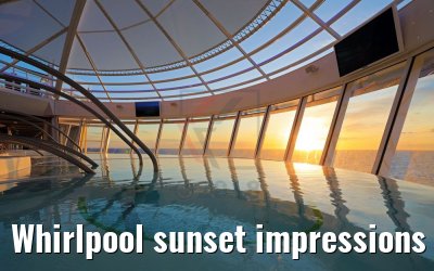 Whirlpool sunset impressions Symphony of the Seas
