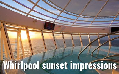 Whirlpool sunset impressions Symphony of the Seas