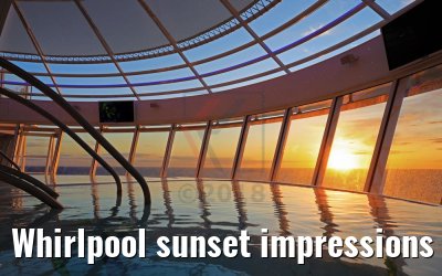 Whirlpool sunset impressions Symphony of the Seas