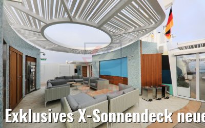 Exklusives X-Sonnendeck neue Mein Schiff 2