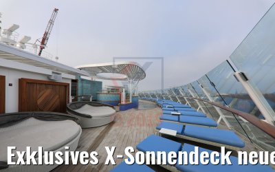 Exklusives X-Sonnendeck neue Mein Schiff 2