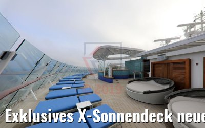 Exklusives X-Sonnendeck neue Mein Schiff 2