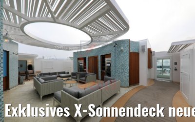Exklusives X-Sonnendeck neue Mein Schiff 2