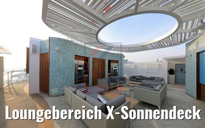 Loungebereich X-Sonnendeck neue Mein Schiff 2
