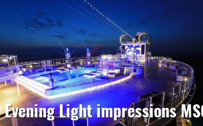 Evening Light impressions MSC Seaview