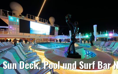 Sun Deck, Pool und Surf Bar Norwegian Encore