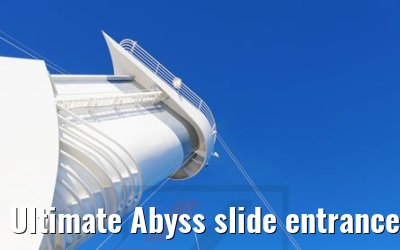 Ultimate Abyss slide entrance Symphony of the Seas