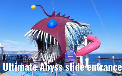 Ultimate Abyss slide entrance Symphony of the Seas