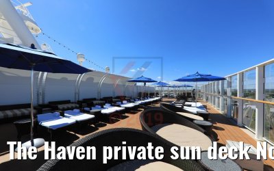 The Haven private sun deck Norwegian Getaway