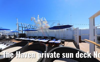 The Haven private sun deck Norwegian Getaway
