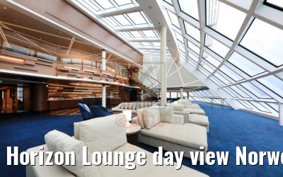 Horizon Lounge day view Norwegian Encore
