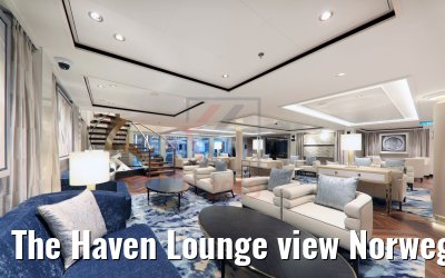 The Haven Lounge view Norwegian Encore