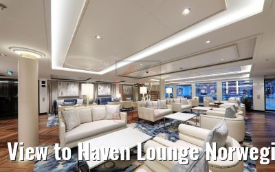 View to Haven Lounge Norwegian Encore