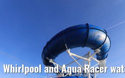 Whirlpool and Aqua Racer waterslide Norwegian Encore