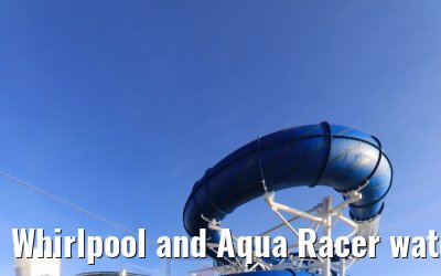 Whirlpool and Aqua Racer water slide Norwegian Encore