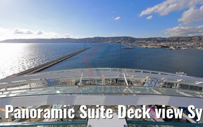 Panoramic Suite Deck view Symphony of the Seas