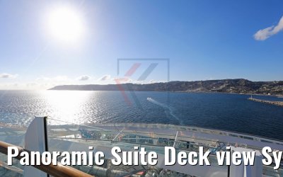 Panoramic Suite Deck view Symphony of the Seas