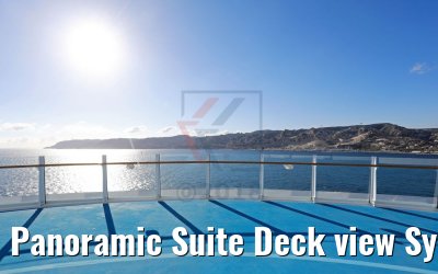 Panoramic Suite Deck view Symphony of the Seas