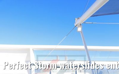 Perfect Storm waterslides entrance Symphony of the Seas