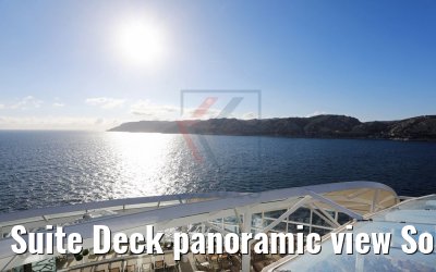 Suite Deck panoramic view Solarium Symphony of the Seas