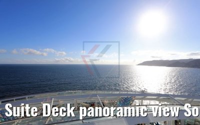 Suite Deck panoramic view Solarium Symphony of the Seas