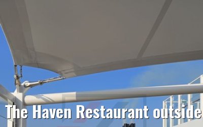 The Haven Restaurant outside area Norwegian Bliss