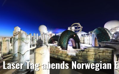 Laser Tag abends Norwegian Encore