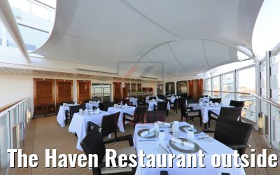 The Haven Restaurant outside area